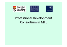 Professional Development Consortium In