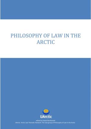 Philosophy of Law in the Arctic