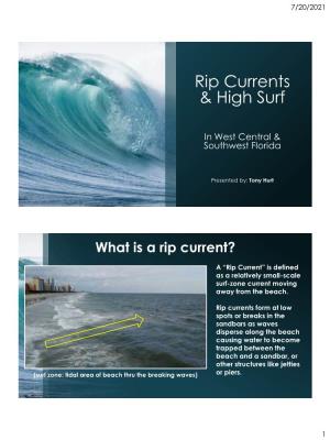 Waves and Rip Currents