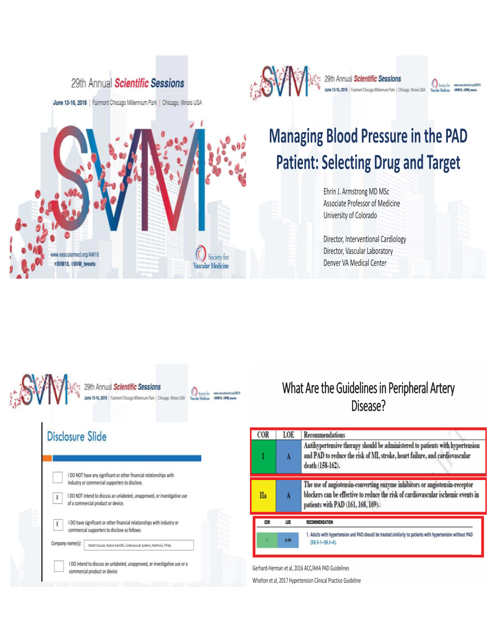 Managing Blood Pressure in the PAD Patient: Selecting Drug and Target