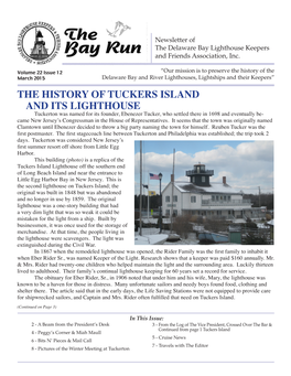 The History of Tuckers Island and Its Lighthouse