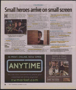 Small Heroes Arrive on Small Screen Ere's What's New for Home Viewing on Video on Lost Relatives Across the Globe