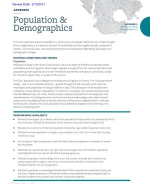 Population & Demographics