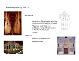 Romanesque Art, Pp
