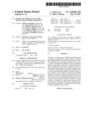 (12) United States Patent (10) Patent No.: US 7,220,867 B2 Hageman Et Al