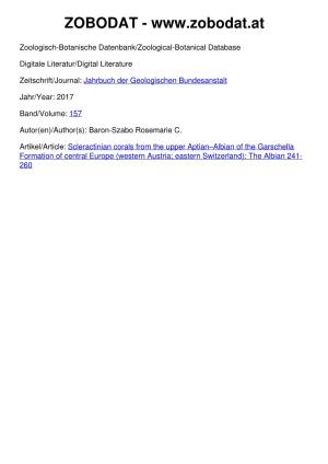 Jahrbuch Der Geologischen Bundesanstalt