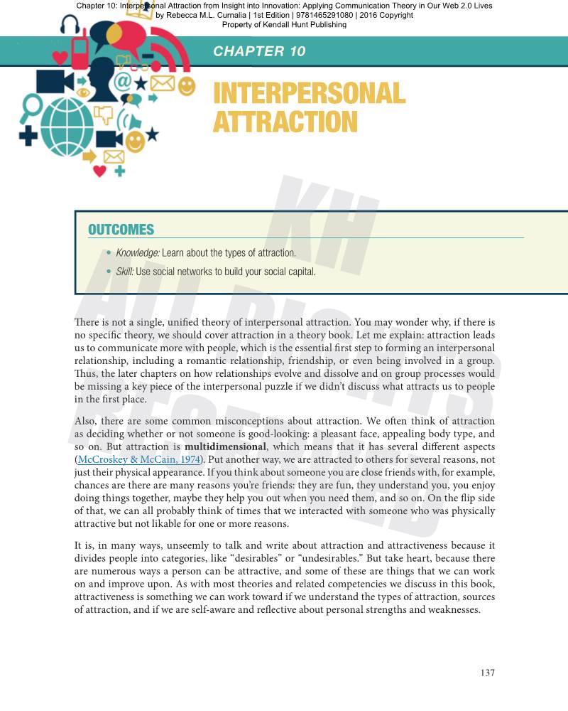 Interpersonal Attraction from Insight Into Innovation: Applying Communication Theory in Our Web 2.0 Lives by Rebecca M.L