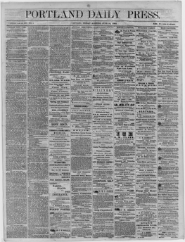 Portland Daily Press: June 16,1865