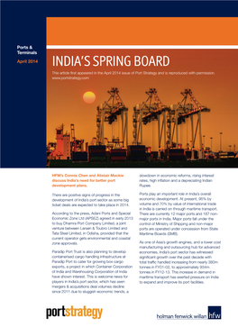 India's Spring Board