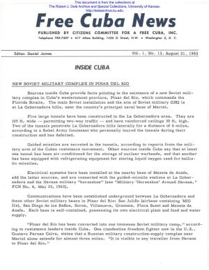 Free Cuba News PUBLISHED by CITIZENS COMMITTEE for a FREE CUBA, INC