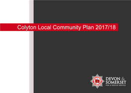 Colyton Local Community Plan 2017/18 Colyton Local Community Plan 2017/18 2