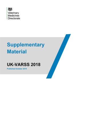 UK-VARSS 2018 Supplementary Material