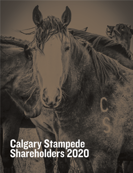 Calgary Stampede Shareholders 2020