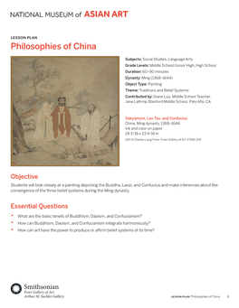 Philosophies of China