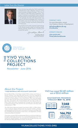 Yivo Vilna Collections Project