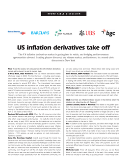 US Inflation Derivatives Take Off