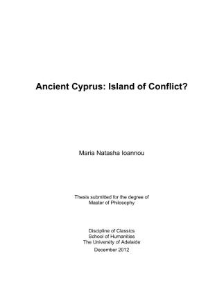 Ancient Cyprus: Island of Conflict?