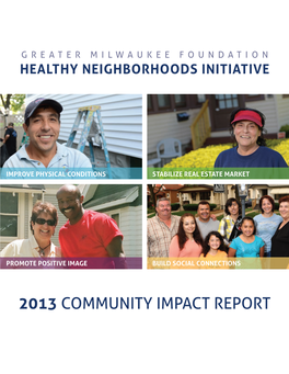 2013 Community Impact Report