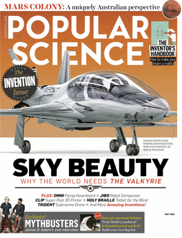 Popular Science, Articles Editor Kevin Gray Information Editor Katie Peek, Phd