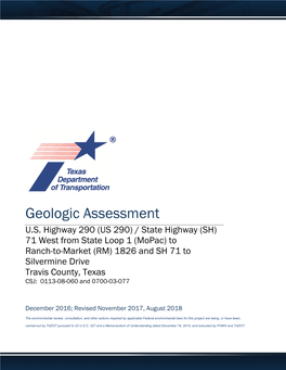 Geologic Assessment U.S