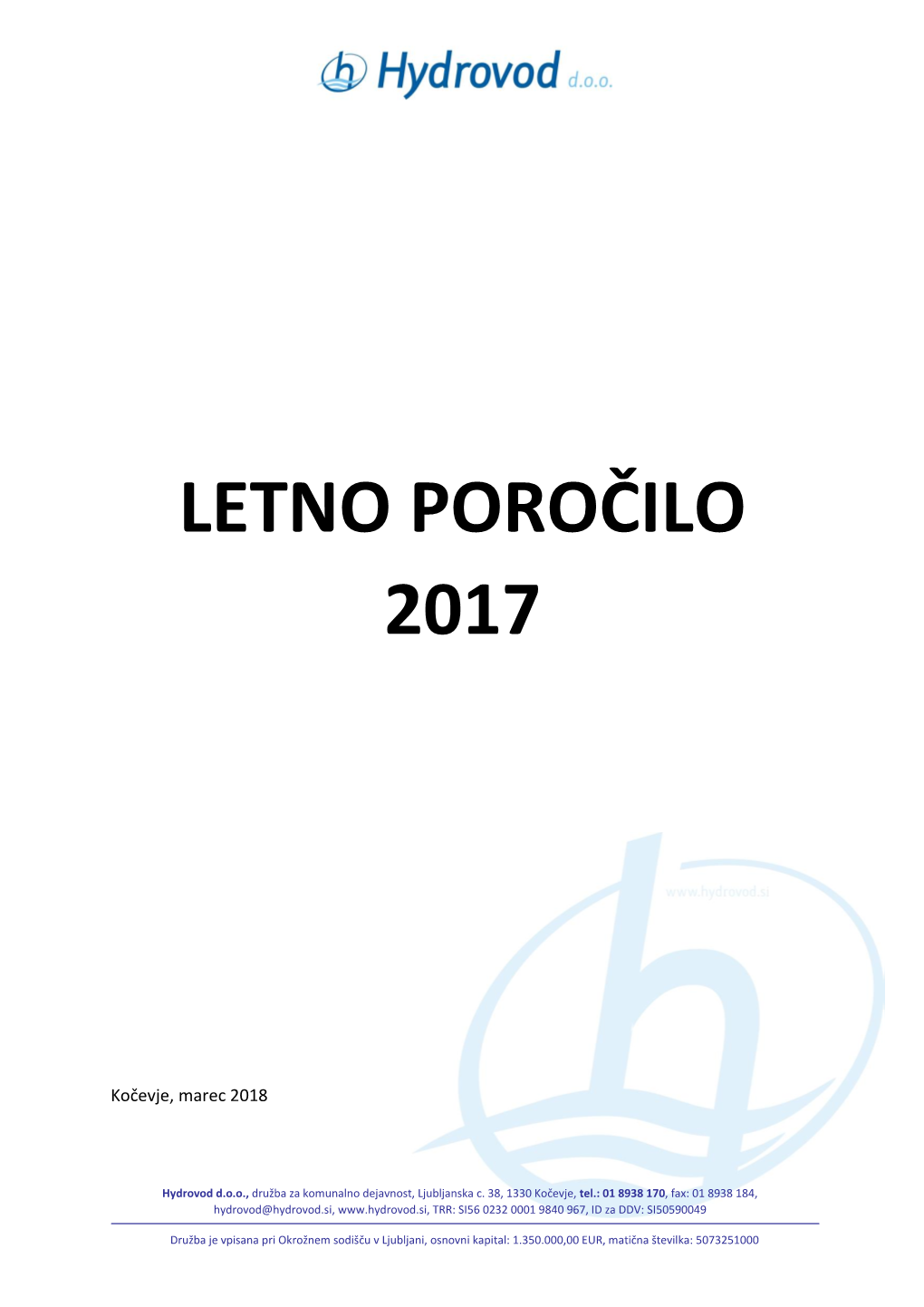 Letno Poročilo 2017