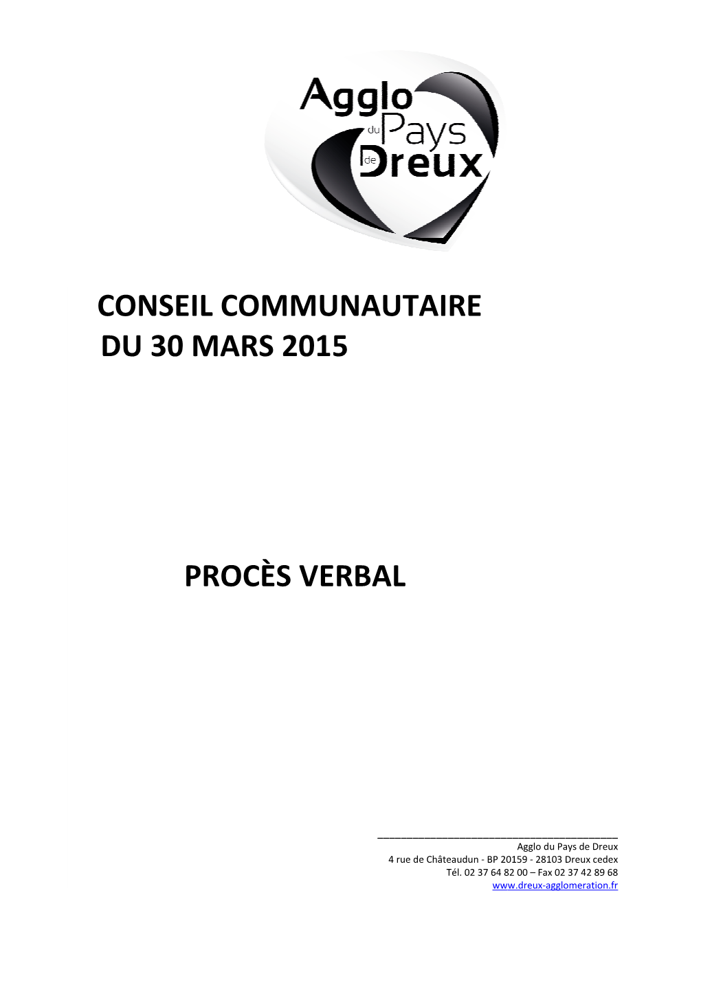 Proces Verbal Conseil 30 Mars 2015