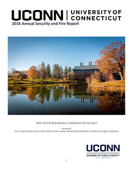 2016 Annual Security and Fire Report