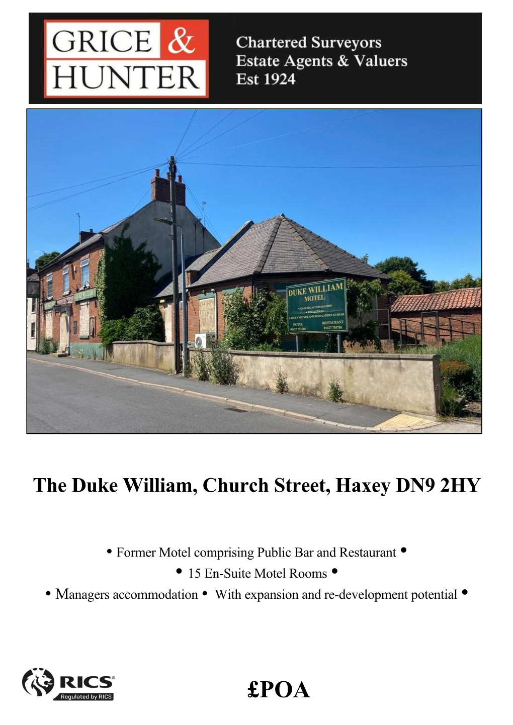 The Duke William, Church Street, Haxey DN9 2HY