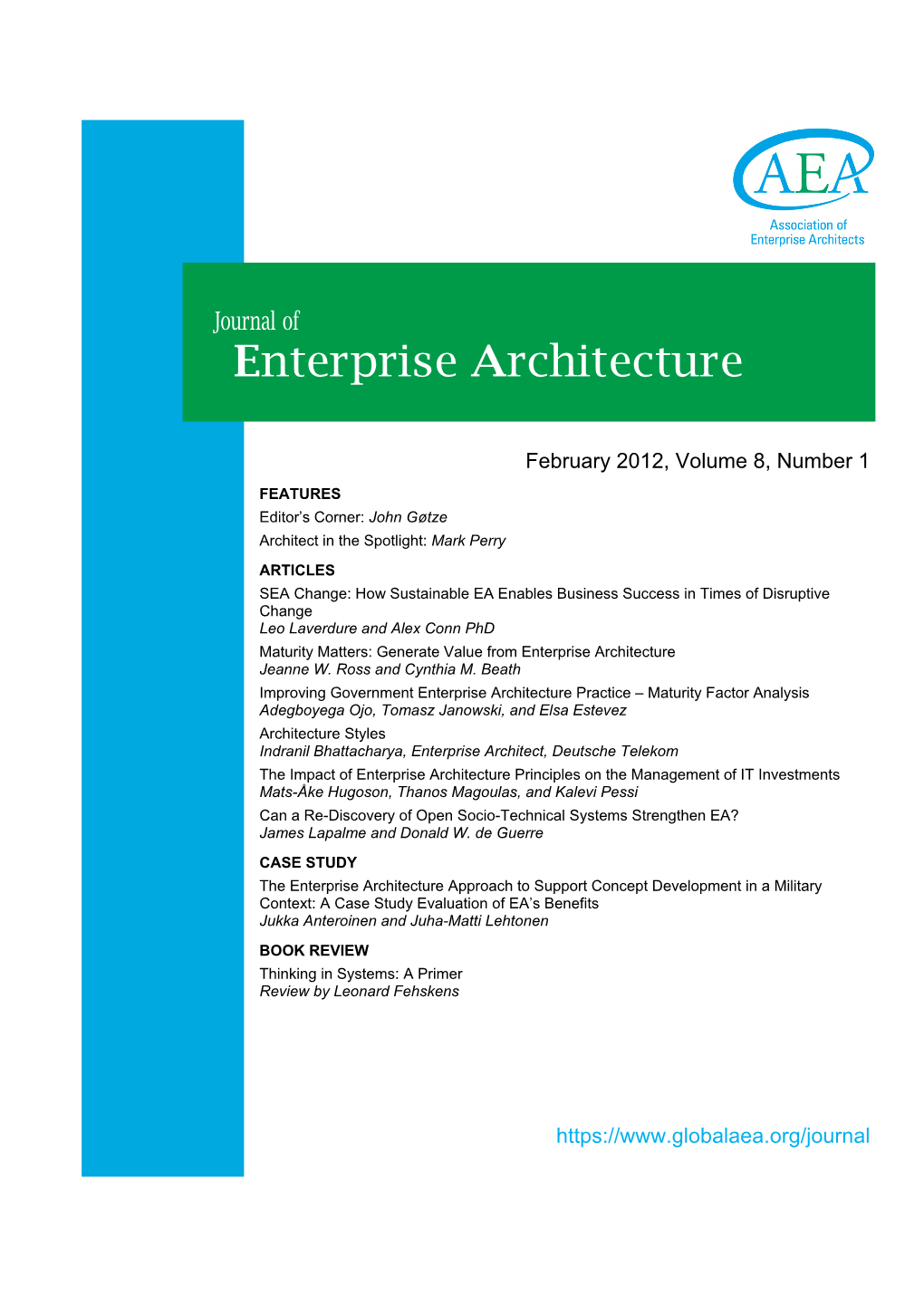 Enterprise Architecture Jeanne W