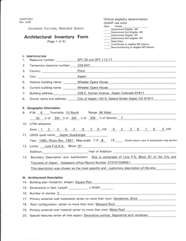 Inventory Form (2000)
