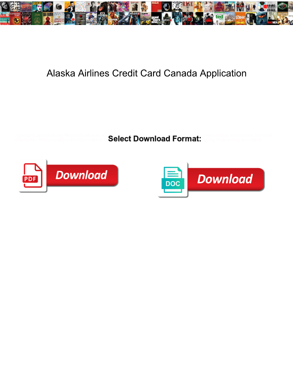 Alaska Airlines Credit Card Canada Application