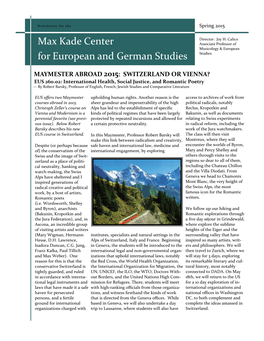 Max Kade Center for European and German Studies