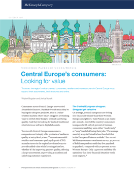 Central Europe's Consumers: Looking for Value