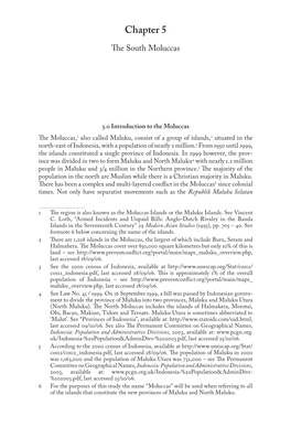 Chapter 5 E South Moluccas
