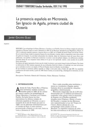 San Ignacio De Agaña, Primera Ciudad De Oceanía