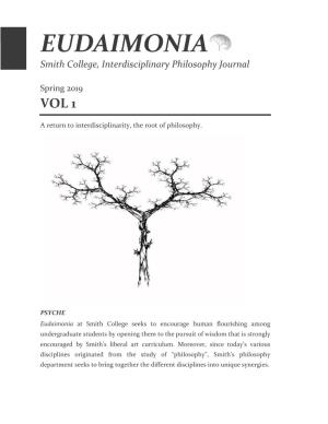 Eudaimonia, the Smith College Interdisciplinary Philosophy Journal