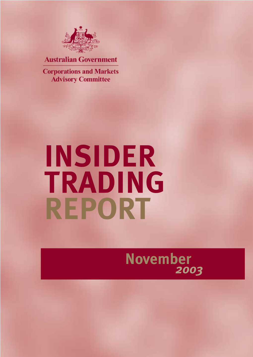 Insider Trading Report