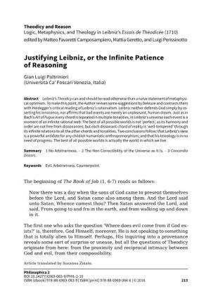 Justifying Leibniz, Or the Infinite Patience of Reasoning