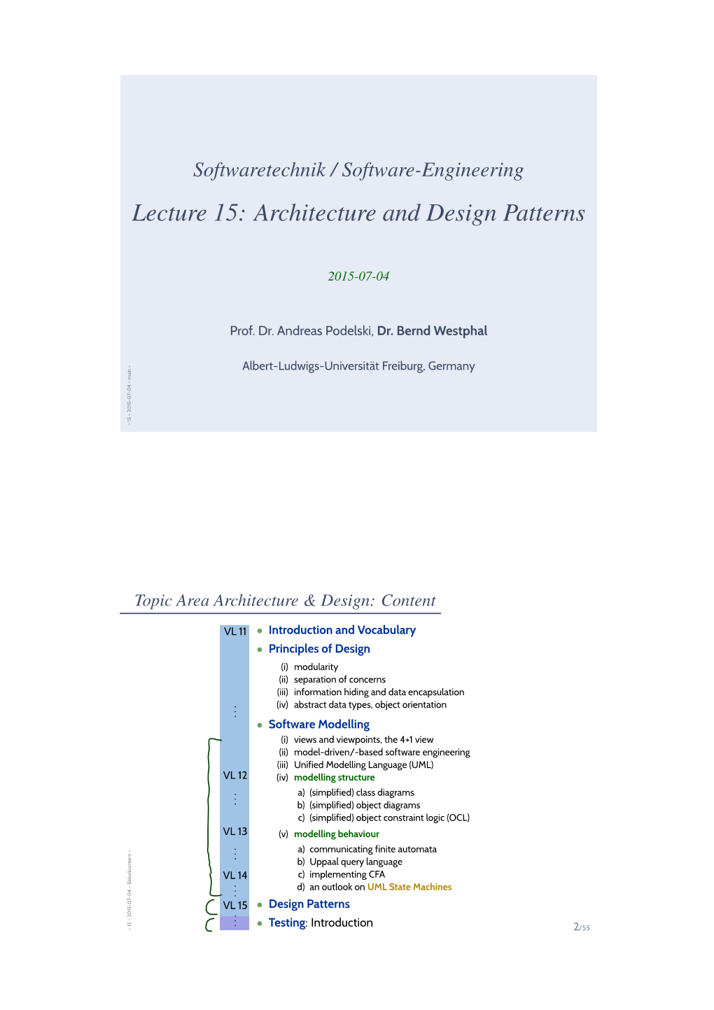 Architecture and Design Patterns