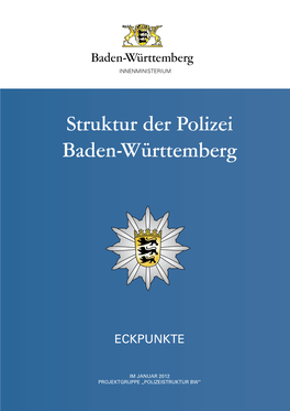 Struktur Der Polizei Baden-Württemberg