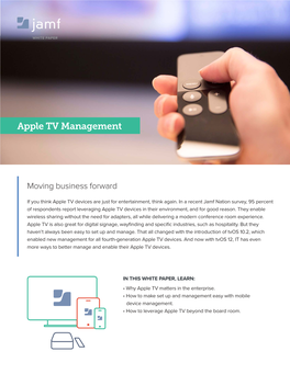 Apple TV Management White Paper