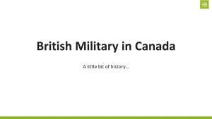 Beechwood Ancestry British Military in Canada Web.Pdf
