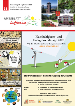 38 Energiewendetage 2020