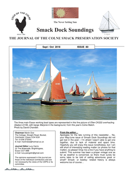 Smack Dock Soundings Sept / Oct 2018 ISSUE 80