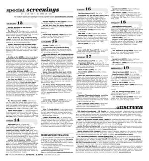 Special Screenings Offscreen