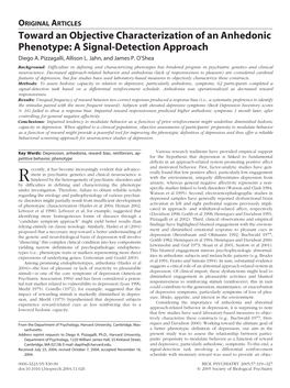 A Signal-Detection Approach Diego A