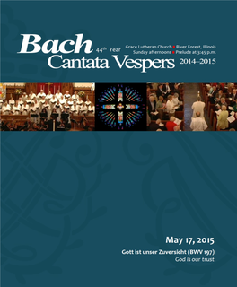 May 17 Cantata Bulletin