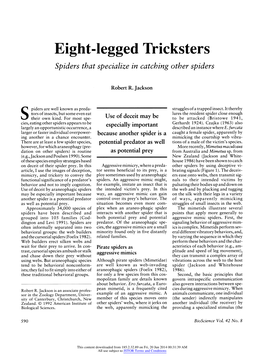 Eight-Legged Tricksters