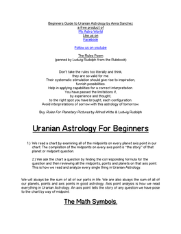 Uranian Astrology for Beginners