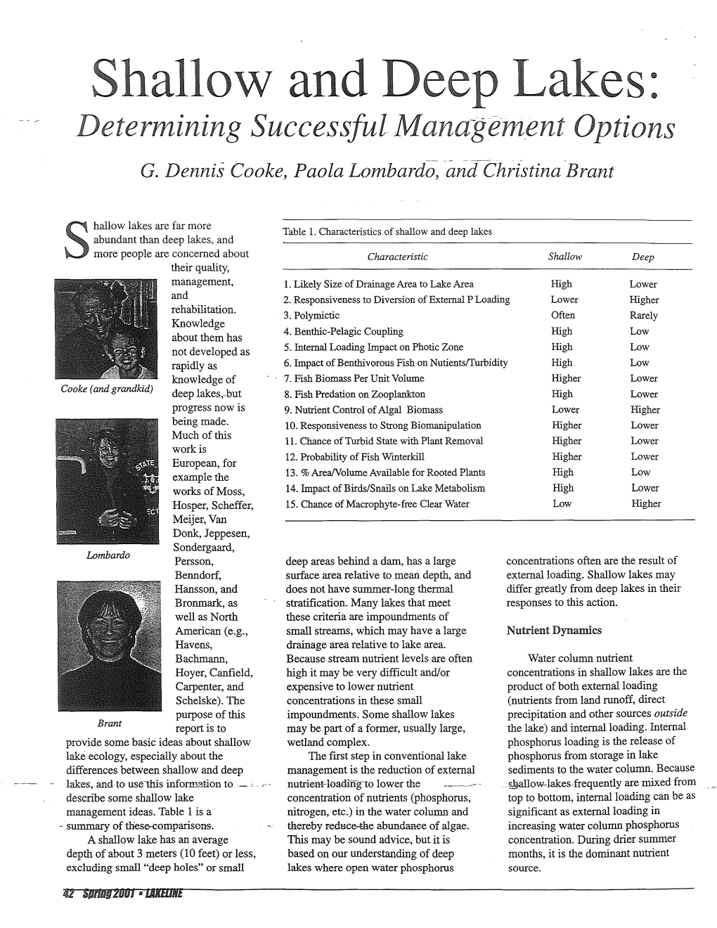 Hallow and D Ep Lak S: Determining Successful Mana·-Ge·M.Ent Options